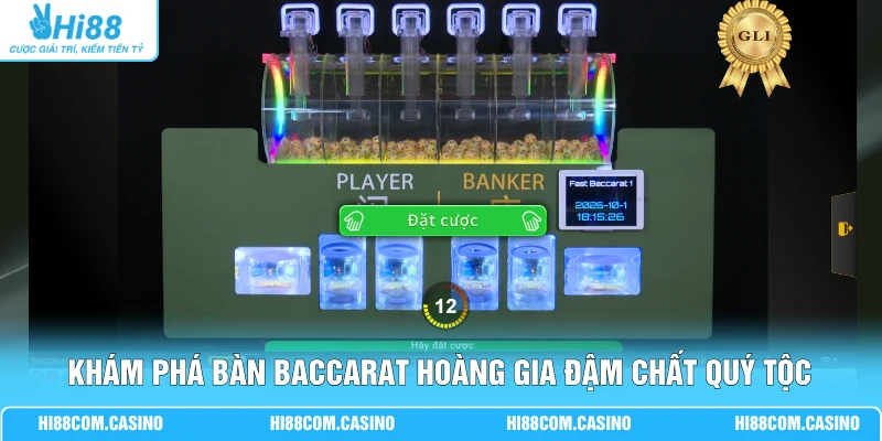 TP Trực Tuyến - Bùng Nổ 200+ Bàn Casino Live Thưởng 98.8% Khám phá bàn Baccarat hoàng gia đậm chất quý tộc