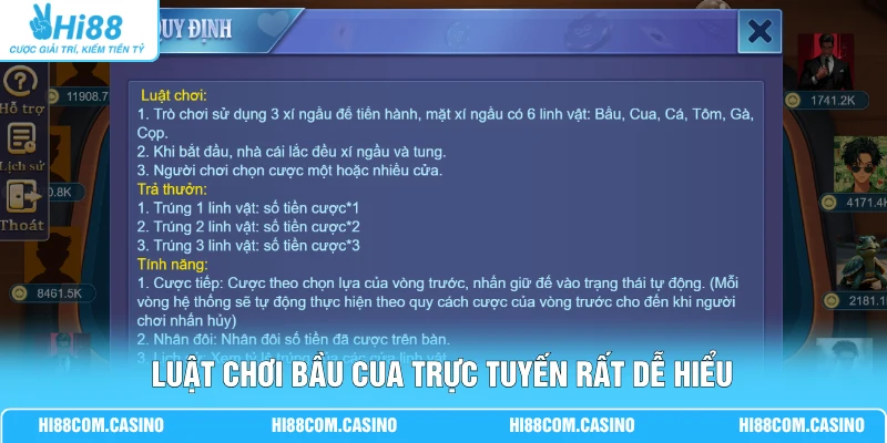 Bầu Cua - Khám Phá 3 Phòng Cược Đặc Biệt Trong Trò Chơi Luật chơi bầu cua trực tuyến rất dễ hiểu