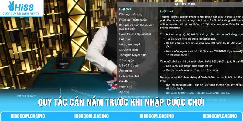 Poker | Đấu Trường Trí Tuệ Đỉnh Cao, Hơn 500 Bàn Cược Lớn Quy tắc cần nắm trước khi nhập cuộc chơi
